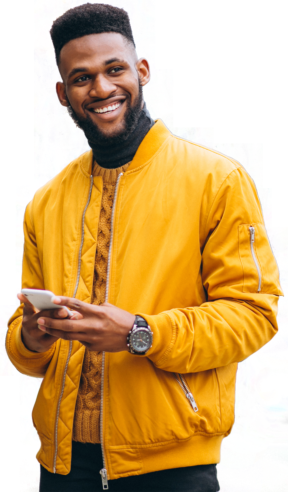 Yellow Bomber Jacket